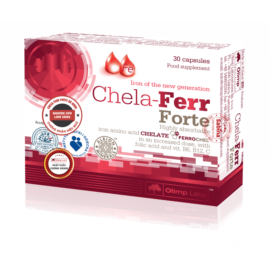 Thực phẩm bảo vệ sức khỏe Chela Ferr® Forte